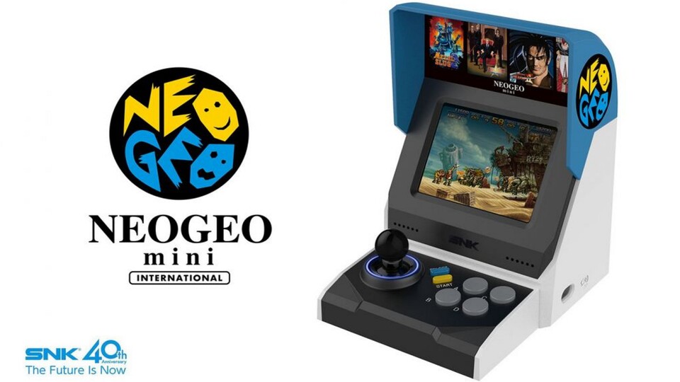 Bei der auf Amazon angebotenen internationalen Version des Neo Geo Mini ist die Spieleauswahl etwas bunter und nicht ganz so sehr auf Fighting Games konzentriert wie bei der japanischen Fassung.