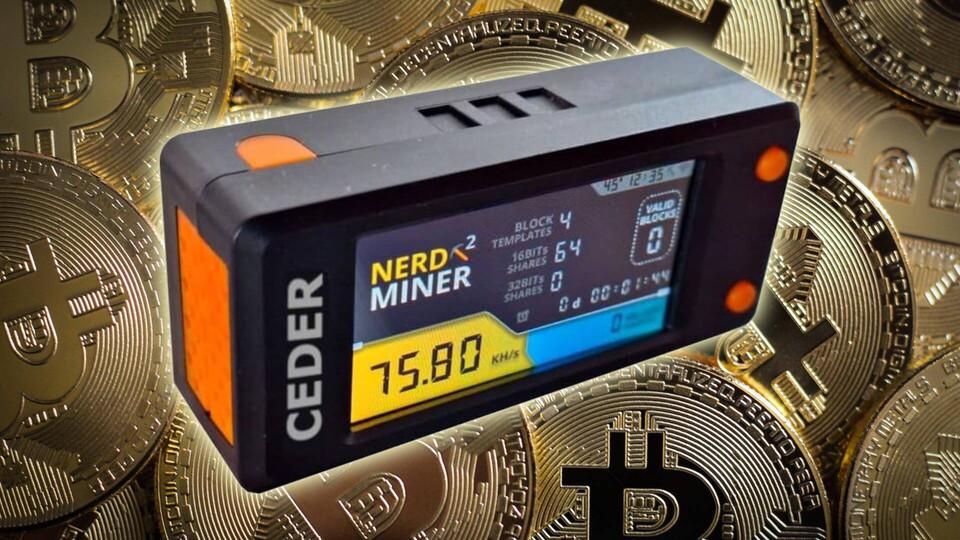 So sieht der Bitcoin-Miner im Mini-Format aus.