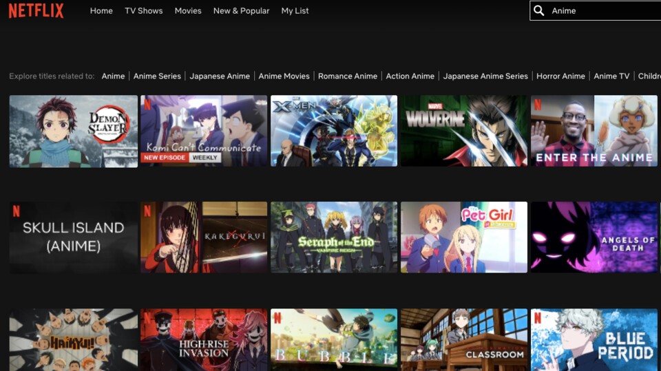 Netflix baut sein Anime-Angebot stetig aus und produziert auch eigene Serien (Bild: Netflix).