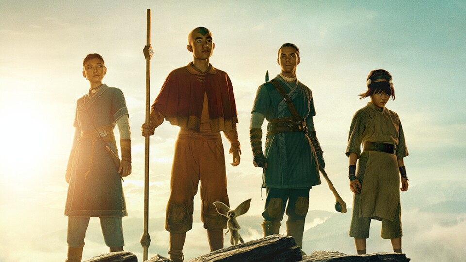 Katara, Aaang, Sokka und Toph in Staffel 2. (Bild: Netflix)