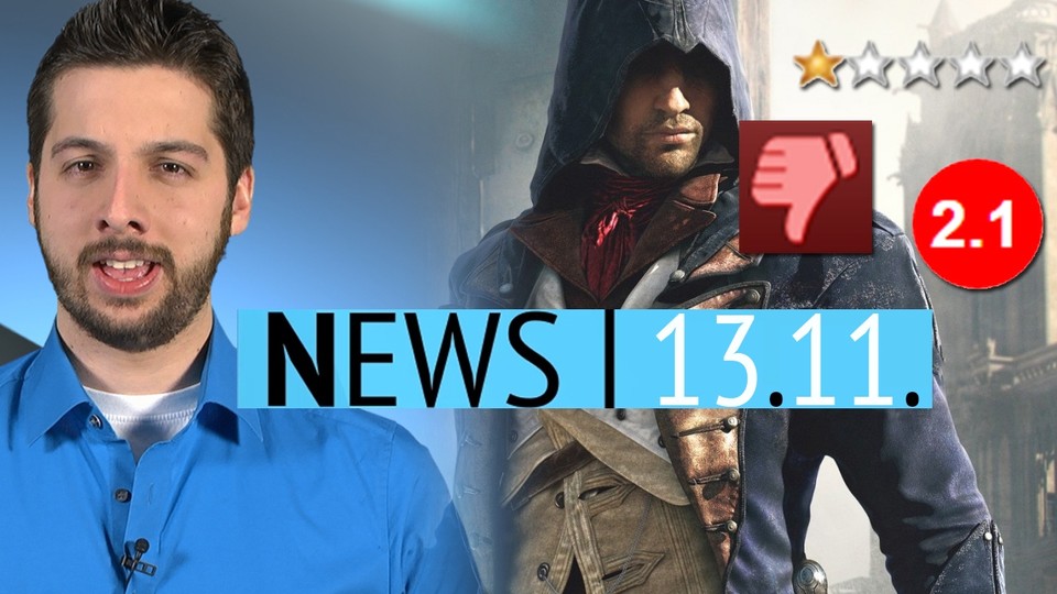 News - Donnerstag, 13. November 2014 - User-Hass auf Assassins Creed Unity + Matchmaking in Halo Collection kaputt