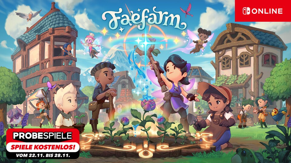 Die zauberhafte Farming-Simulation Fae Farm könnt ihr mit Nintendo Switch Online gerade sogar komplett kostenlos spielen.