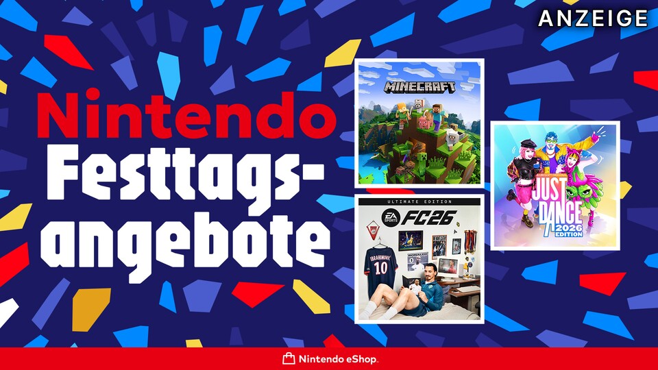 Die Nintendo eShops Festtagsangebote sind die perfekte Gelegenheit, sich günstig mit Spielen für Switch und Switch 2 einzudecken.