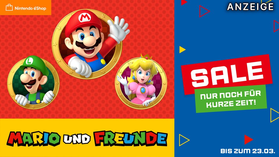 Wenn ihr große Mario-Spiele für Switch günstig abstauben wollt, müsst ihr euch beeilen, denn der große Sale im Nintendo eShop läuft nur noch bis Sonntag.