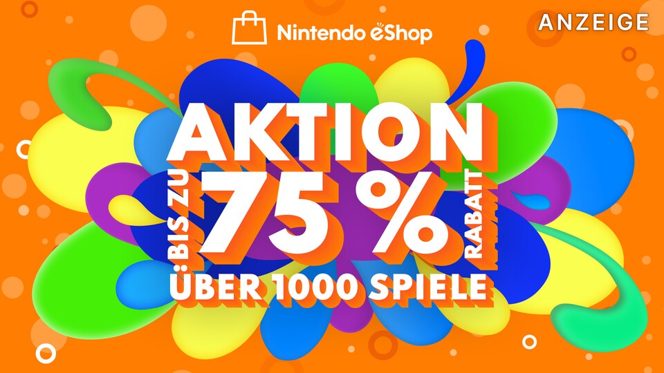 Nur noch bis Sonntag läuft im Nintendo eShop ein großer Sale mit über 1000 Spielen für Nintendo Switch.