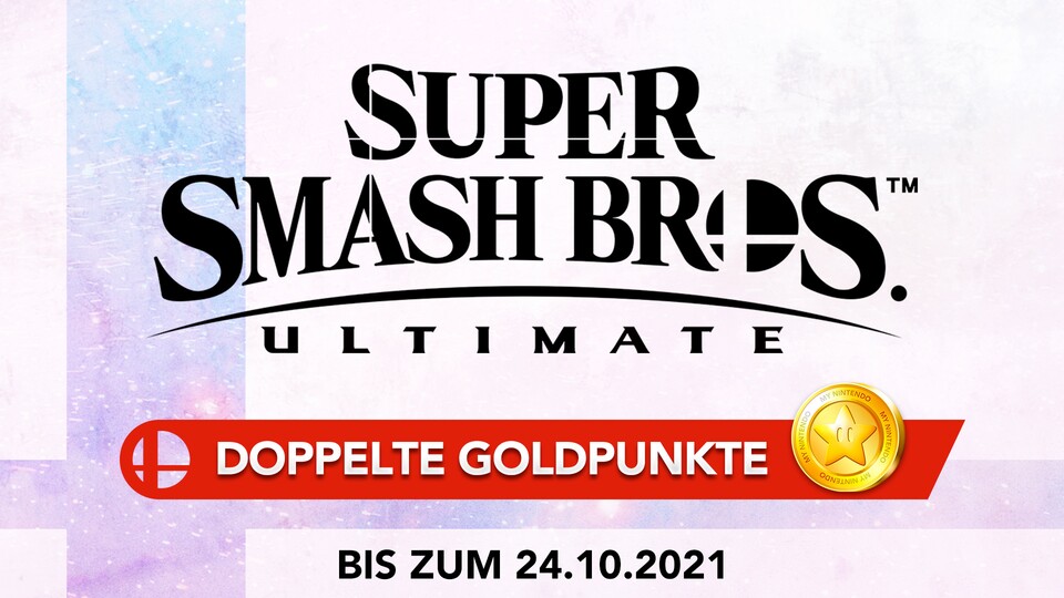 Bis zum 24. Oktober bekommt ihr beim Kauf von Super Smash Bros. Ultimate oder diversen Zusatzinhalten doppelte Goldpunkte.