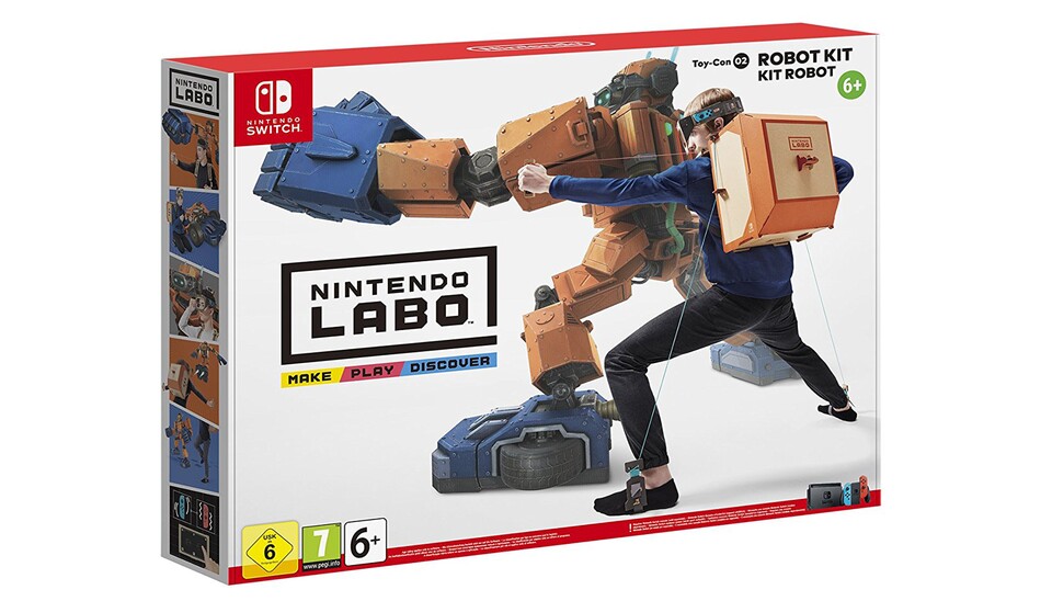 Das Nintendo Labo Toy-Con Robo-Set kostet 79,99 Euro.