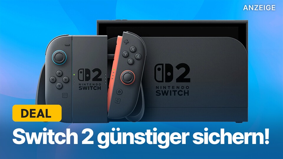 Durch einen eBay-Gutscheincode gibts die Switch 2 gerade etwas günstiger. Alternativ könnt ihr sie euch auch bei Amazon im Mario-Bundle schnappen.