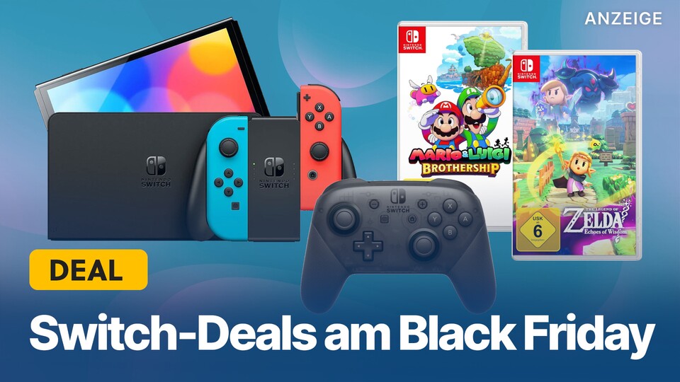 Auch 2024 wird es am Black Friday wieder eine Menge günstiger Switch-Angebote geben. Wir erklären, worauf ihr ein Auge haben solltet.