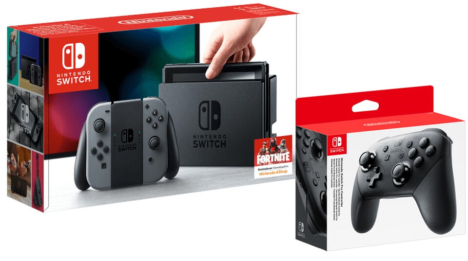 Nintendo Switch Bundle mit Pro-Controller für 319 Euro.