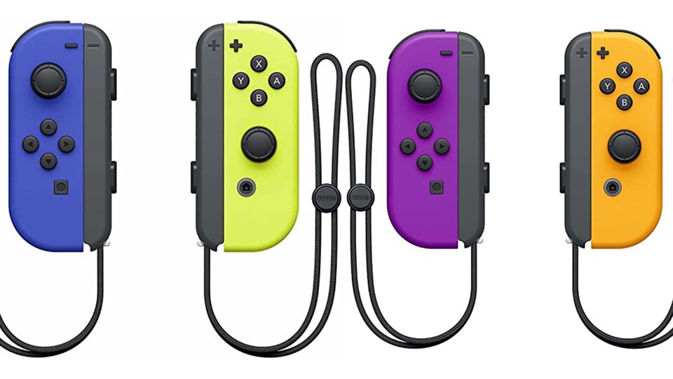 Die offiziellen Joy-Cons zur Nintendo Switch gibt es in mehreren Farben.