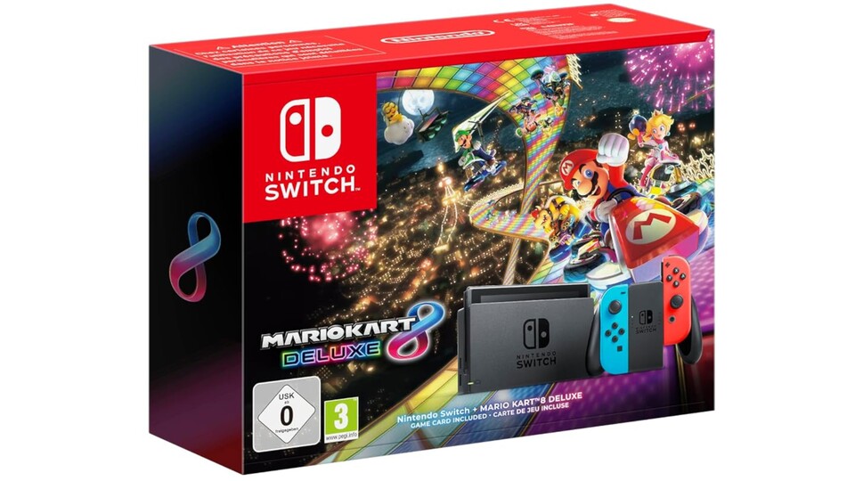 Die alte Switch könnt ihr gerade mit Mario Kart 8 zum Schnäppchenpreis abstauben.