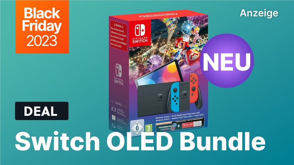 Nowy pakiet z Nintendo Switch OLED i Mario Kart 8 Deluxe jest dostępny tanio w Amazon Black Friday.