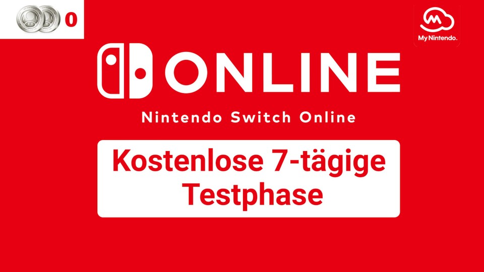 Im Nintendo eShop könnt ihr jetzt Nintendo Switch Online sieben Tage kostenlos testen.