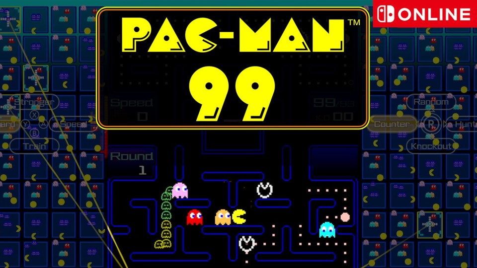 Die Battle-Royale-Spiele Tetris 99 und Pac-Man 99 könnt ihr nur mit Nintendo Switch Online spielen.
