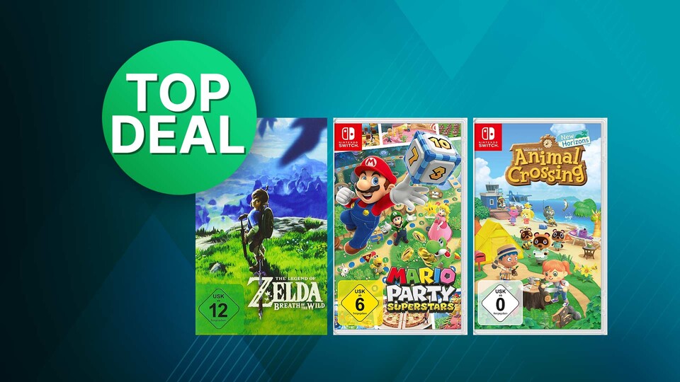 Mehrere Spiele für Nintendo Switch sind bei Amazon im Angebot.