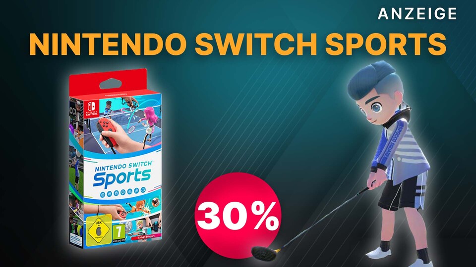 Damit kann eure Reise in die Sportwelt beginnen: Nintendo Switch Sports gibt es aktuell mit knapp 30% Rabatt bei Amazon im Angebot.