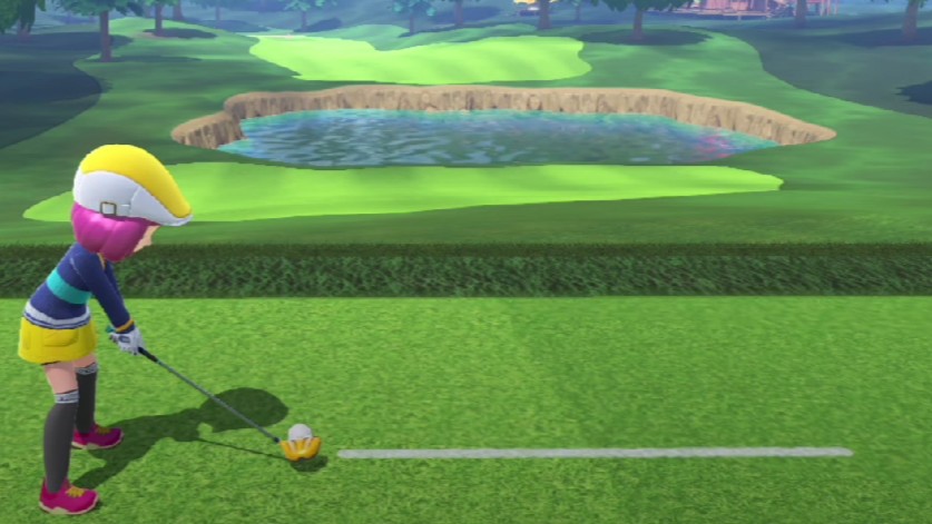 Here you can watch the golf mode in the trailer.