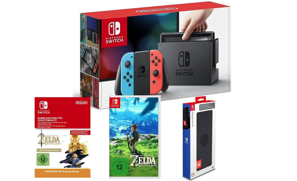 Nintendo Switch als Zelda-Bundle im Prime Day Angebot.
