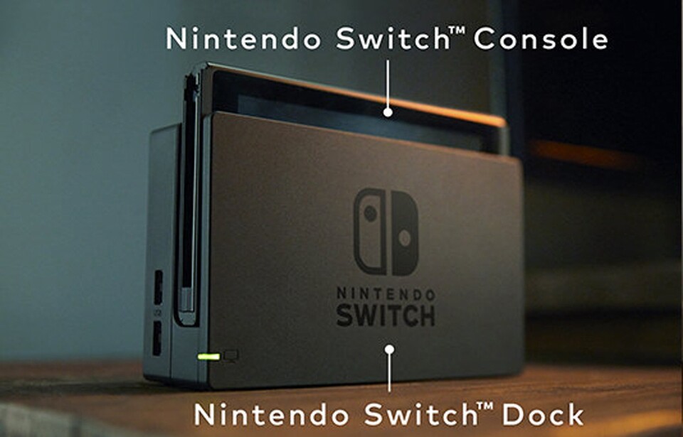 Die Docking-Station der Nintendo Switch