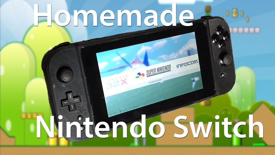 Ein geschickter Bastler baute sich seine eigene Nintendo Switch.
