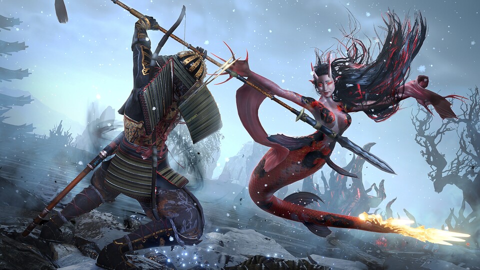 Das Design unserer dämonischen Gegner fällt auch in Nioh 3 wieder sehr kreativ aus.
