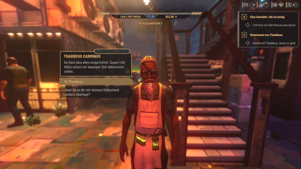 NPCs haben oft gut geschriebene Quests dabei, in denen ich auch manchmal Entscheidungen treffen kann.