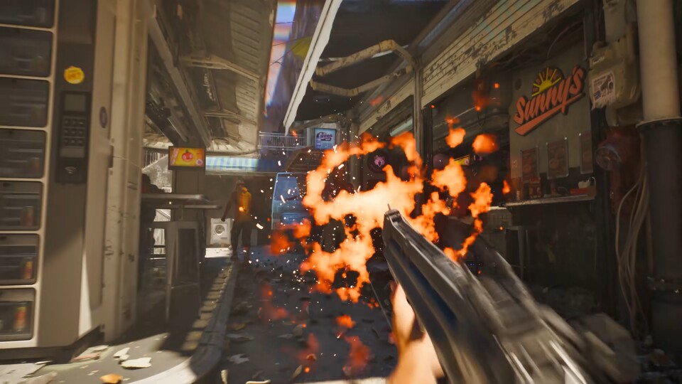 Wenn ihr No Law als actionlastigen Shooter spielen wollt, steht dem nichts im Weg (Bild © Krafton).
