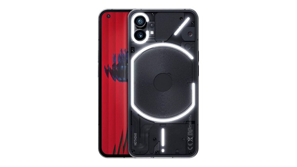 Das Nothing Phone (1) überzeugt mit seinem einzigartigen Design.
