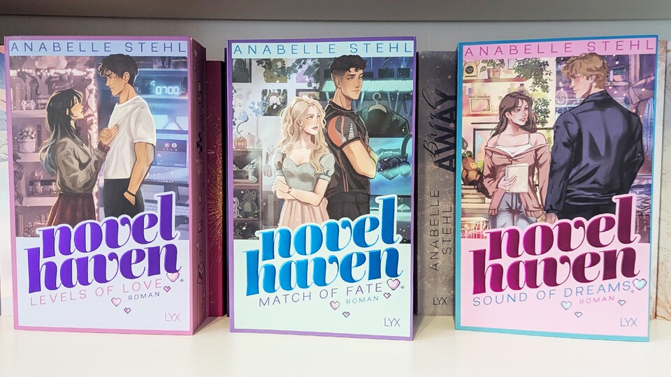 Hier seht ihr alle drei Bände der Reihe auf einen Blick.