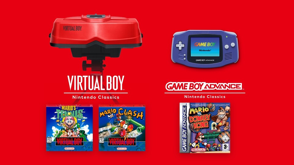 Drei neue Klassiker stoßen zum NSO-Erweiterungspaket hinzu. Zwei stammen vom Virtual Boy und einer vom Game Boy Advance.