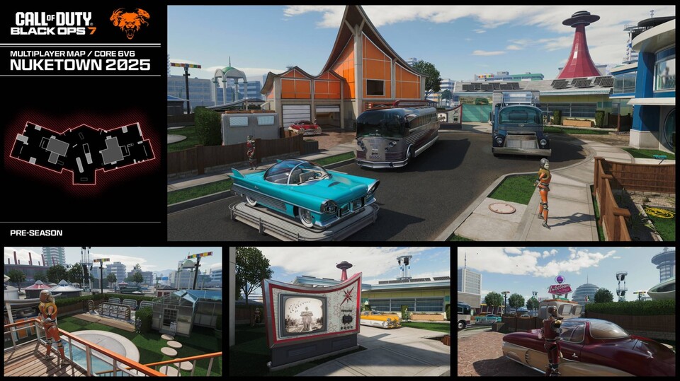 So sieht Nuketown 2025 in Black Ops 7 aus.