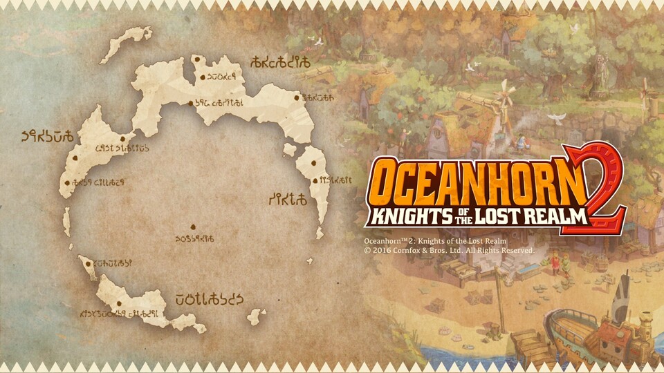 Oceanhorn 2 - Die Weltkarte