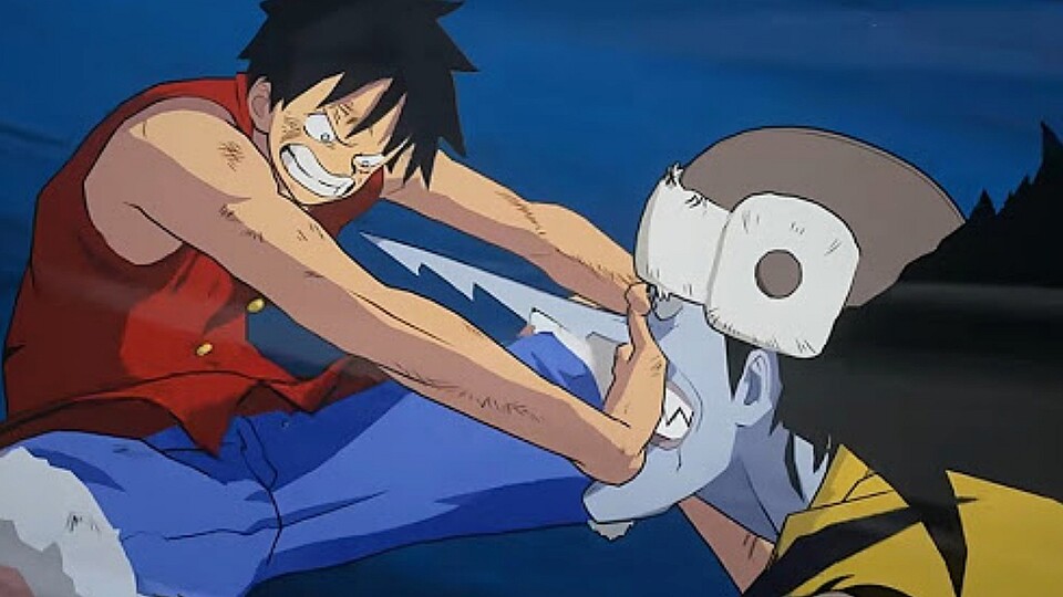 One Piece: Ambition stellt den Kampf zwischen Arlong und Ruffy originalgetreu dar und Fans lieben es. (Bild: © Tencent Games)