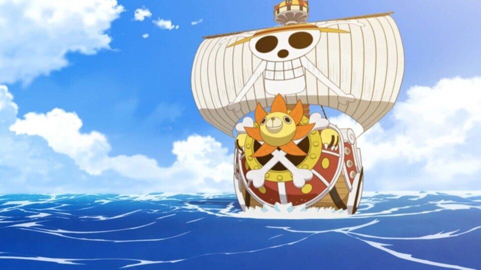 So sieht die Thousand Sunny normalerweise in One Piece aus.