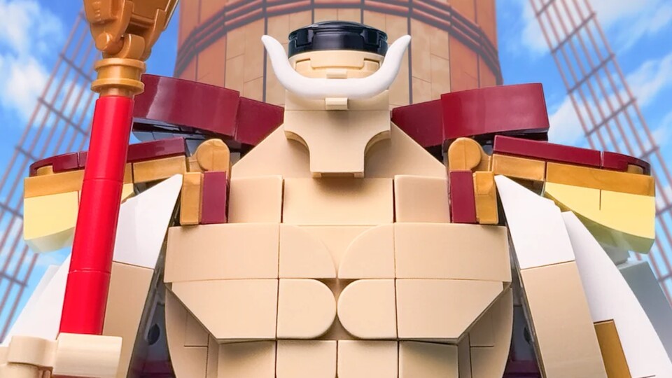 Das Gesicht fehlt zwar aus nachvollziehbaren Gründen, doch sonst sieht dieser Whitebeard aus LEGO-Steinen richtig gut aus. (Bild: © Reddit lavishlump)