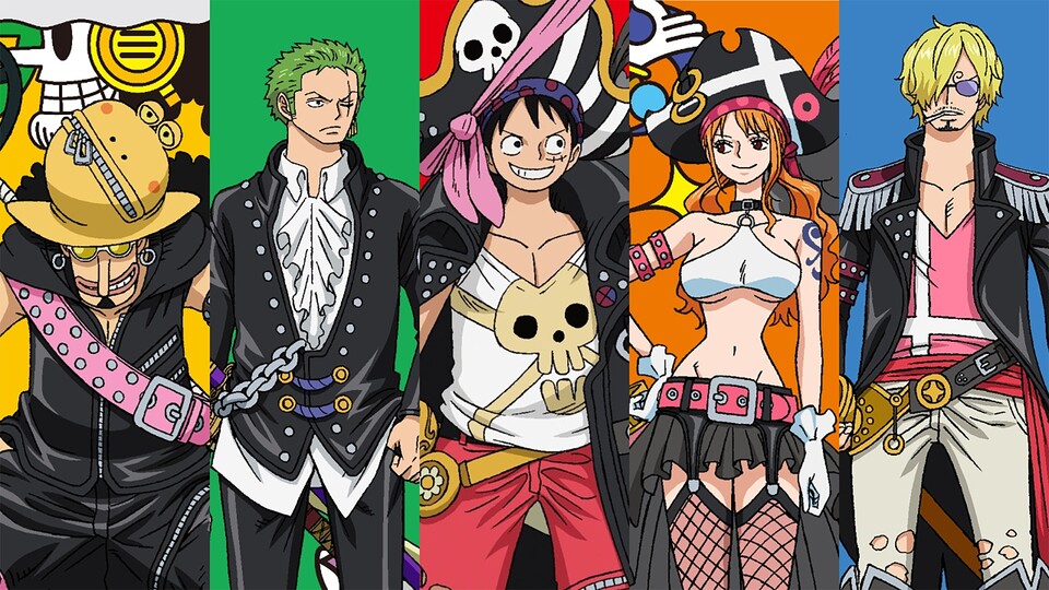 In den One Piece Filmen dürfen die Strohhüte immer etwas ausgefallene Kostümparty spielen.