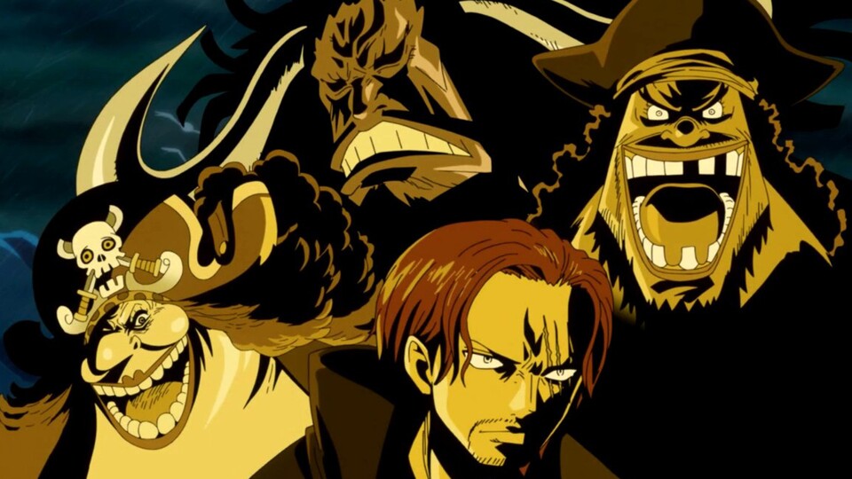 One Piece: Das sind die vier Yonko-Piratenkaiser Shanks, Big Mom, Kaido und Blackbeard.