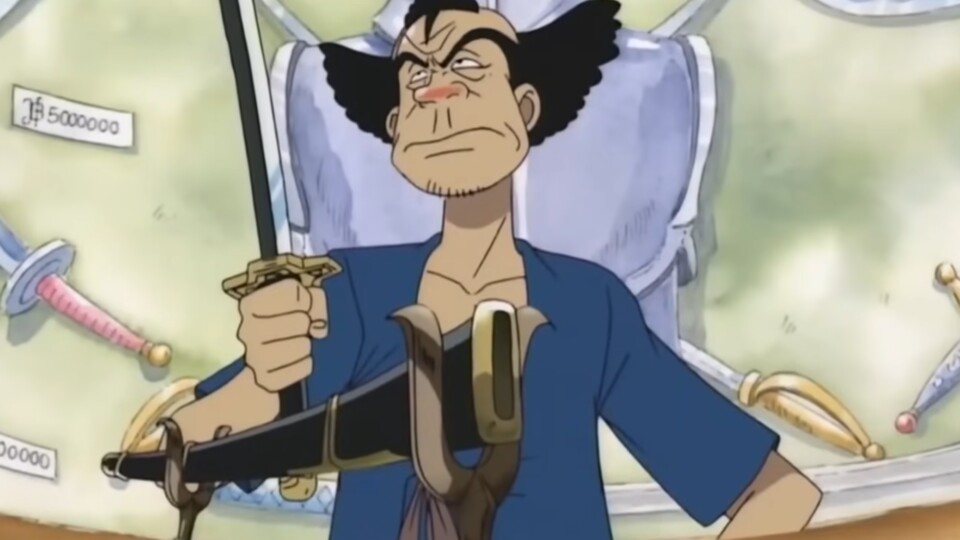 Das Yubashiri und sein ehemaliger Besitzer Tanne. (Bild: © Eiichiro Oda, Shueisha Toei Animation)