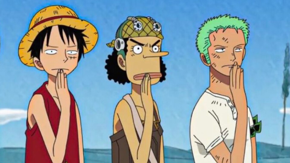 Ruffy, Lysop und Zorro © Toei AnimationEiichiro Oda