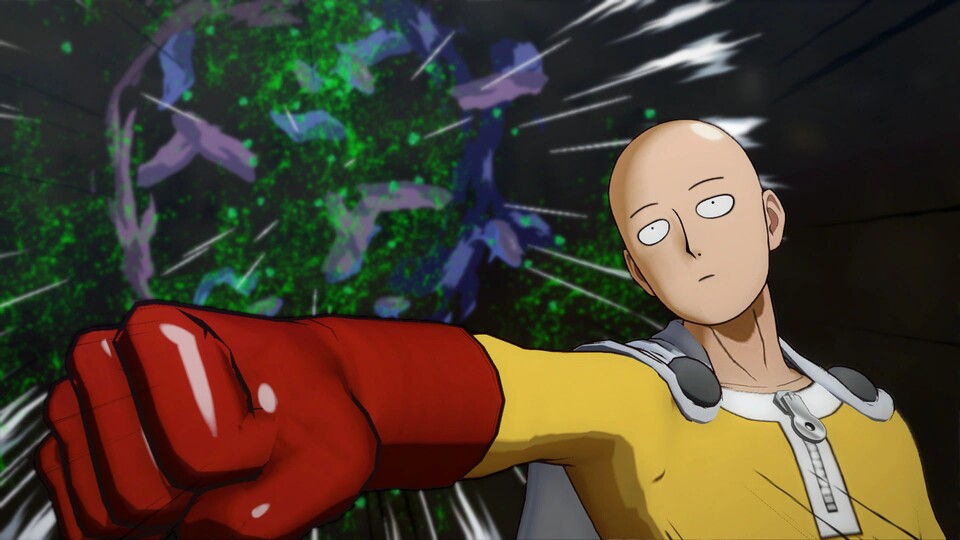 One Punch Man Saitama ist so stark, dass er alles und jeden mit nur einem Schlag besiegt.