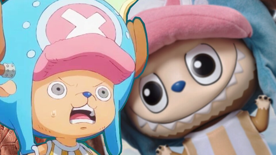 Chopper kann nicht glauben, dass es von ihm ein Labubu gibt. (© Eiichiro Oda Toei Animation)