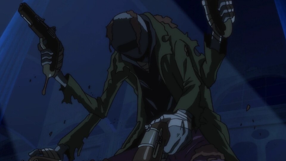 Gill Bastars reanimierter Körper in One Piece. (Bild: © Eiichiro Oda, Shueisha Toei Animation)