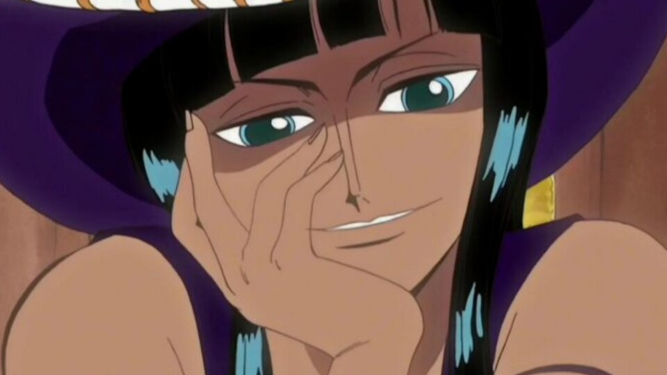 Die Strohhüte hatten Miss All Sundays Interesse geweckt. (© Eiichiro Oda, Shueisha Toei Animation)