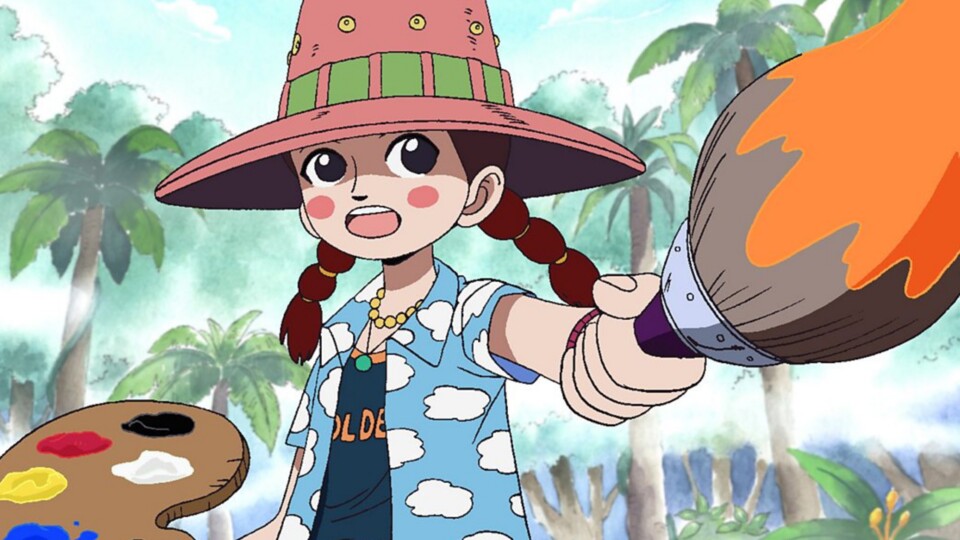 Miss Goldenweek ist womöglich das jüngste Mitglied der Baroque-Firma. (© Eiichiro Oda, Shueisha Toei Animation)