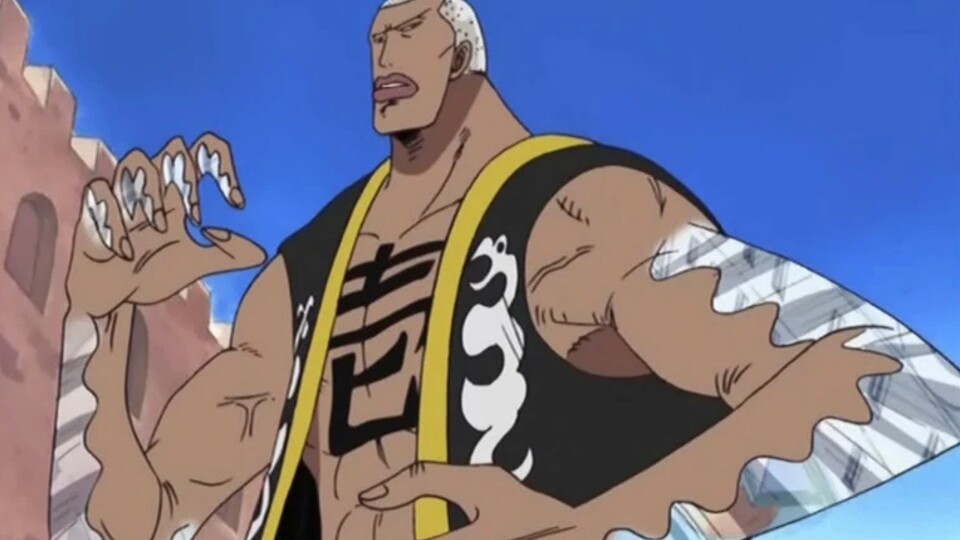 Mr. 1 ist der stärkster unter den Agent*innen der Baorque-Firma. (© Eiichiro Oda, Shueisha Toei Animation)