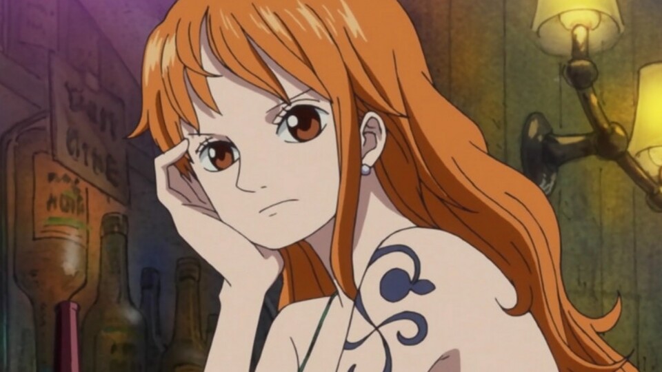 Nami hat sic h die Haare lang wachsen lassen. (© Eiichiro Oda, Shueisha Toei Animation)