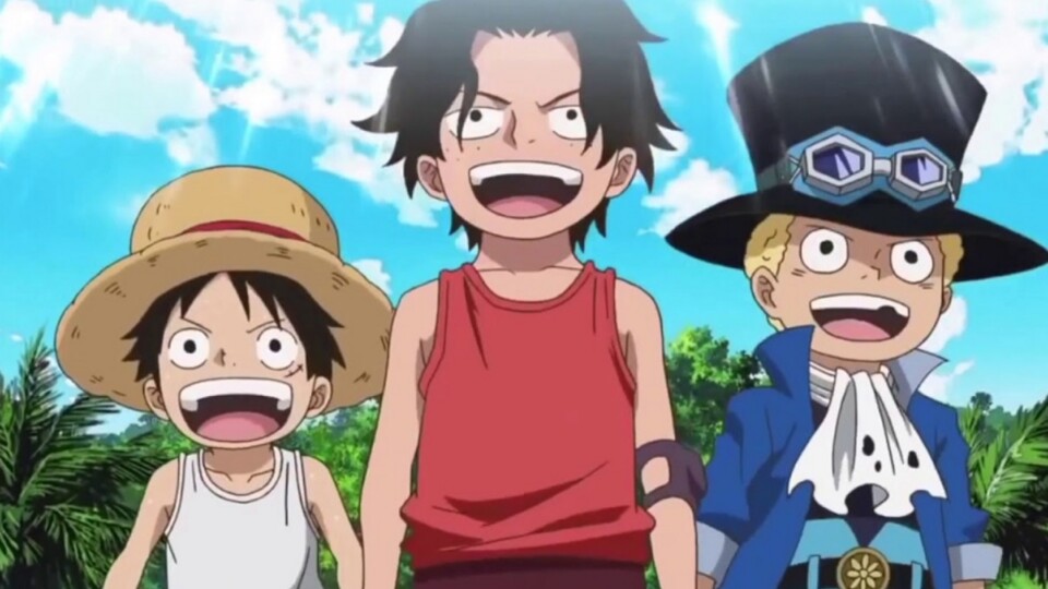Ruffy liebte seine Brüder genauso so sehr wie sie ihn liebten. (Bild: © Eiichiro Oda, Shueisha Toei Animation)
