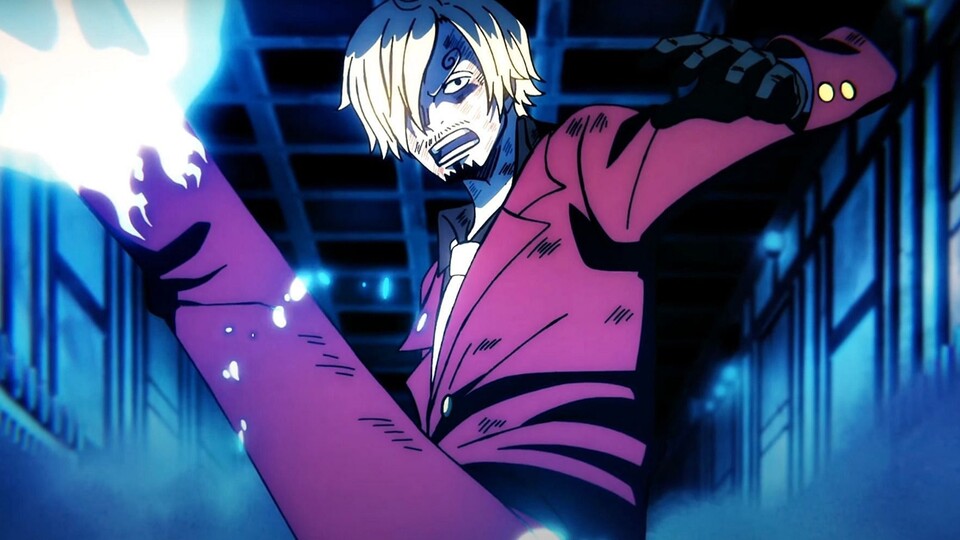 Sanji kann vielleicht noch nicht mit Zorro, Ruffy und Jinbe mithalten, aber vermutlich bekommt der Schiffskoch auch noch ein Haki-Upgrade! (Bild: © Eiichiro Oda, Shueisha Toei Animation)