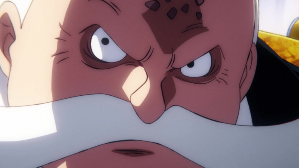 Warcury ist die Ordnung und Einhaltung von Richtlinien in der Regierung sehr wichtig. (Bild: © Eiichiro Oda, Shueisha Toei Animation)